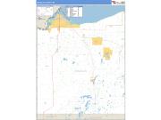 Douglas County, WI <br /> Wall Map <br /> Zip Code <br /> Basic Style 2025 Map