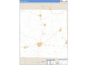 Green County, WI <br /> Wall Map <br /> Zip Code <br /> Basic Style 2025 Map