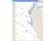 Juneau County, WI <br /> Wall Map <br /> Zip Code <br /> Basic Style 2025 Map