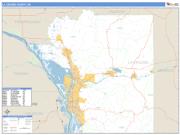 La Crosse County, WI <br /> Wall Map <br /> Zip Code <br /> Basic Style 2025 Map