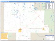 Langlade County, WI <br /> Wall Map <br /> Zip Code <br /> Basic Style 2025 Map