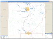 Lincoln County, WI <br /> Wall Map <br /> Zip Code <br /> Basic Style 2025 Map