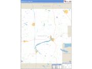 Marquette County, WI <br /> Wall Map <br /> Zip Code <br /> Basic Style 2025 Map