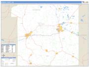 Monroe County, WI <br /> Wall Map <br /> Zip Code <br /> Basic Style 2025 Map