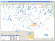 Oneida County, WI <br /> Wall Map <br /> Zip Code <br /> Basic Style 2025 Map