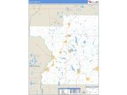 Polk County, WI <br /> Wall Map <br /> Zip Code <br /> Basic Style 2025 Map