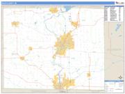 Rock County, WI <br /> Wall Map <br /> Zip Code <br /> Basic Style 2025 Map