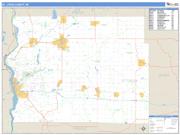 St. Croix County, WI <br /> Wall Map <br /> Zip Code <br /> Basic Style 2025 Map