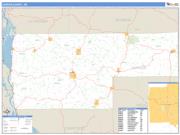 Vernon County, WI <br /> Wall Map <br /> Zip Code <br /> Basic Style 2025 Map