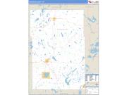Washburn County, WI <br /> Wall Map <br /> Zip Code <br /> Basic Style 2025 Map