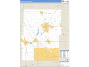 Washington County, WI <br /> Wall Map <br /> Zip Code <br /> Basic Style 2025 Map