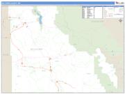 Big Horn County, WY <br /> Wall Map <br /> Zip Code <br /> Basic Style 2025 Map