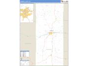 Campbell County, WY <br /> Wall Map <br /> Zip Code <br /> Basic Style 2025 Map