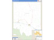 Converse County, WY <br /> Wall Map <br /> Zip Code <br /> Basic Style 2025 Map