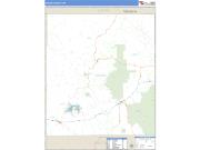 Crook County, WY <br /> Wall Map <br /> Zip Code <br /> Basic Style 2025 Map