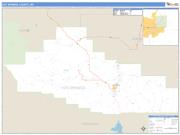 Hot Springs County, WY <br /> Wall Map <br /> Zip Code <br /> Basic Style 2025 Map