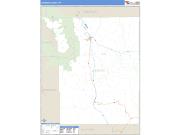 Johnson County, WY <br /> Wall Map <br /> Zip Code <br /> Basic Style 2025 Map