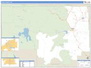 Park County, WY <br /> Wall Map <br /> Zip Code <br /> Basic Style 2025 Map