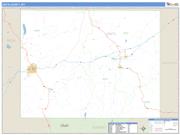 Uinta County, WY <br /> Wall Map <br /> Zip Code <br /> Basic Style 2025 Map