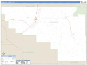 Washakie County, WY <br /> Wall Map <br /> Zip Code <br /> Basic Style 2025 Map
