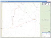 Weston County, WY <br /> Wall Map <br /> Zip Code <br /> Basic Style 2025 Map