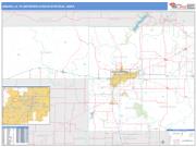 Amarillo <br /> Wall Map <br /> Basic Style 2025 Map