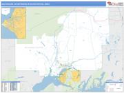 Anchorage <br /> Wall Map <br /> Basic Style 2025 Map