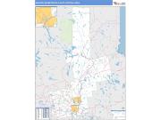 Bangor <br /> Wall Map <br /> Basic Style 2025 Map
