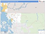 Bellingham <br /> Wall Map <br /> Basic Style 2025 Map