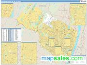 Bergen-Passaic <br /> Wall Map <br /> Basic Style 2025 Map