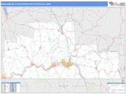 Binghamton <br /> Wall Map <br /> Basic Style 2025 Map