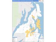 Bremerton-Silverdale <br /> Wall Map <br /> Basic Style 2025 Map