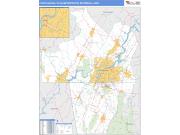 Chattanooga <br /> Wall Map <br /> Basic Style 2025 Map