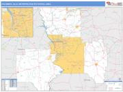 Columbus <br /> Wall Map <br /> Basic Style 2025 Map