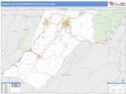 Cumberland <br /> Wall Map <br /> Basic Style 2025 Map