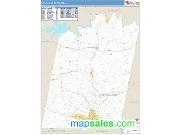 Danville <br /> Wall Map <br /> Basic Style 2025 Map