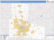 Dayton <br /> Wall Map <br /> Basic Style 2024 Map