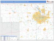 Des Moines-West Des Moines <br /> Wall Map <br /> Basic Style 2025 Map