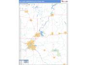 Eau Claire <br /> Wall Map <br /> Basic Style 2025 Map