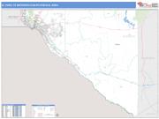 El Paso <br /> Wall Map <br /> Basic Style 2025 Map