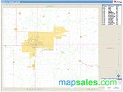 Enid <br /> Wall Map <br /> Basic Style 2025 Map