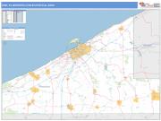 Erie <br /> Wall Map <br /> Basic Style 2025 Map