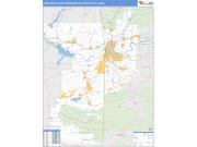 Fort Smith <br /> Wall Map <br /> Basic Style 2025 Map