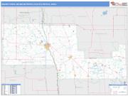 Grand Forks <br /> Wall Map <br /> Basic Style 2025 Map