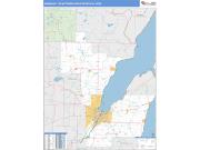 Green Bay <br /> Wall Map <br /> Basic Style 2025 Map