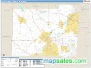Hamilton-Middletown <br /> Wall Map <br /> Basic Style 2025 Map
