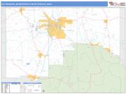 Hattiesburg <br /> Wall Map <br /> Basic Style 2025 Map