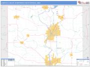 Janesville-Beloit <br /> Wall Map <br /> Basic Style 2025 Map