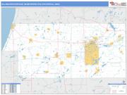 Kalamazoo-Portage <br /> Wall Map <br /> Basic Style 2024 Map