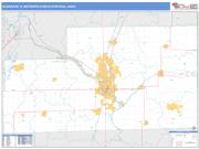 Kankakee <br /> Wall Map <br /> Basic Style 2025 Map